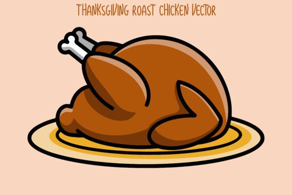 Download Simple Roast Chicken Illustration - Premium Bundle