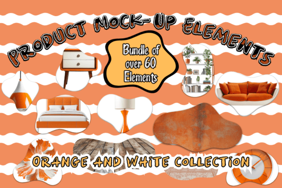 Download The Orange and White Collection - Mockup - Premium Bundle